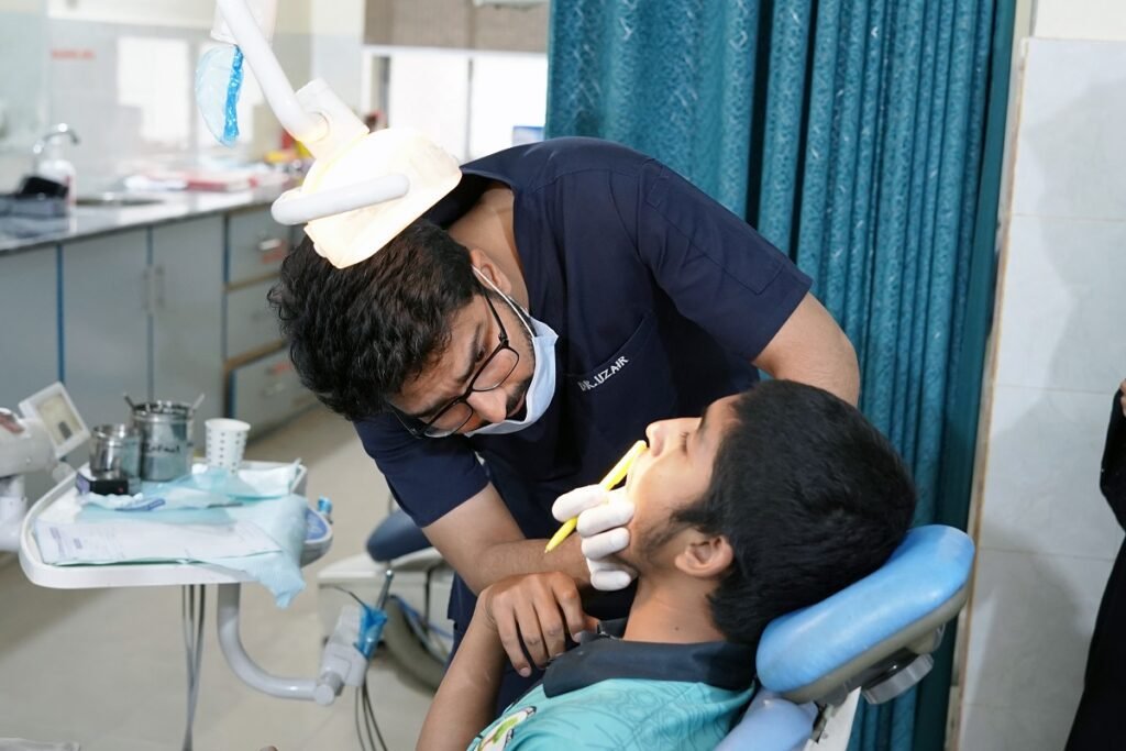 Medical staff providing patient care