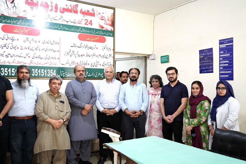 Hospital professionals assisting every patient