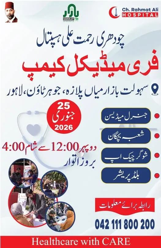 Free medical camp community healthcare services