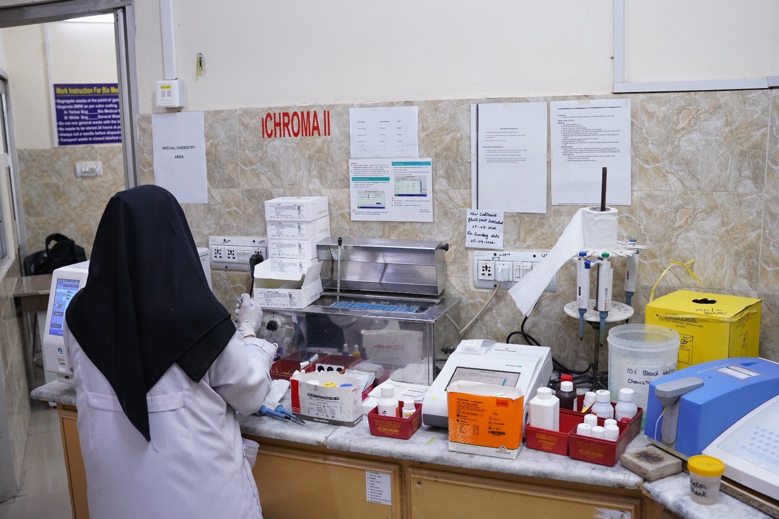 Professional team provides diagnostic services